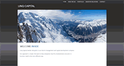 Desktop Screenshot of linqcapital.se